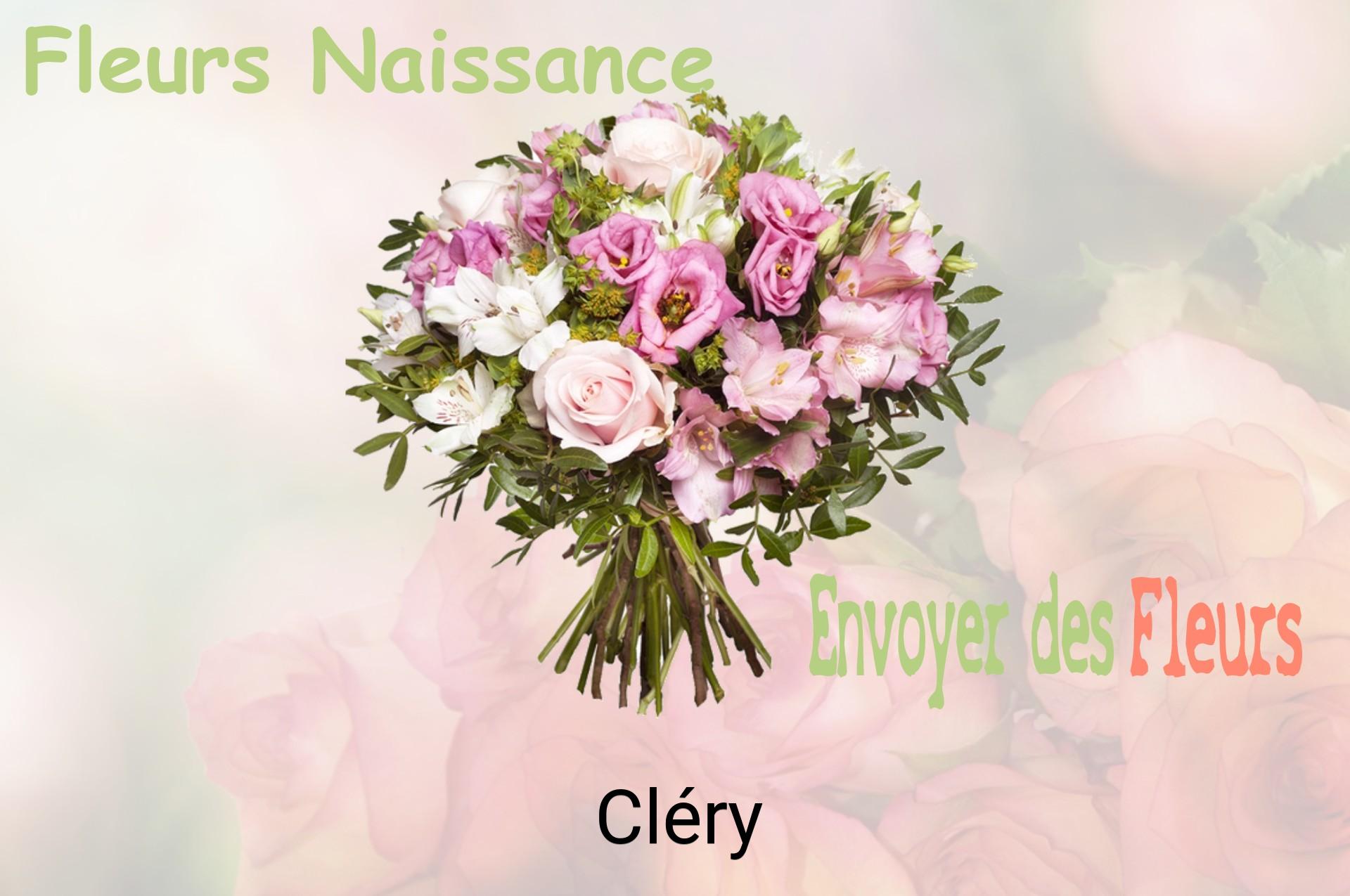 Bouquet de fleurs de naissance livré à Cléry